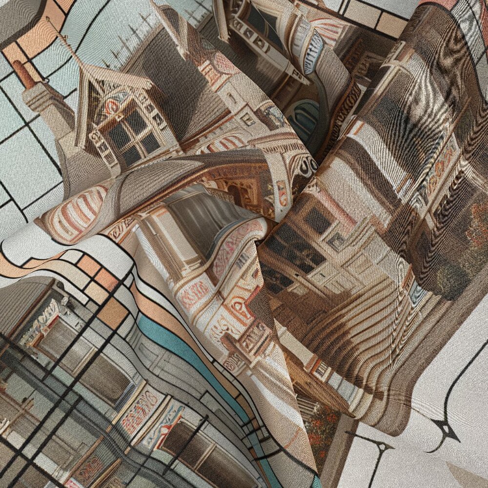 Residence: Women's Square Silk Scarf from Artifact. NEW